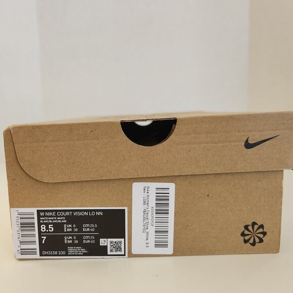 Nike Women's Casual Shoe, White, 8.5  Court vision LO NN - Picture 10 of 10
